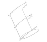minkissy Élégant Support De Rangement Pour -tête De Mariée Présentoir À 3 Niveaux Pour Couronnes Bandeaux En Alliage Fournitures De Présentation Pour La Maison