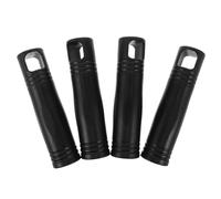 minkissy Embouts de Manche de Balai en Plastique 4 Pcs, Diamètre Intérieur 25 Mm, avec Trou Suspendre pour Rangement Facile, Accessoires de Remplacement pour Manches de Balai