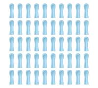 minkissy Embouts de Rechange en Silicone Hypoallergénique pour Cuillères à Cérumen 100 Pcs Manchons 12 X 35 MM Compatibles Outils Nettoyage Auriculaire Protection Douce pour Usage