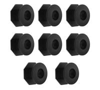 minkissy Ensemble Complet de 8 Paires de Roulements de Foot 25 MM pour Tiges Porteuses de Ballon Noires Pièces de Rechange pour Table de Football 14 M Accessoires de Football de Table