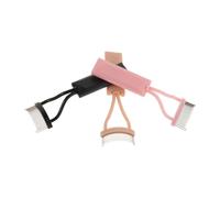 minkissy Ensemble de 3 Peignes Séparateurs de Cils en Métal Poignée Antidérapante Outils Réutilisables de Mise des Cils pour Maquillage Précis en Noir Rose Clair et Rose Pâle -