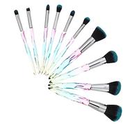 minkissy Ensemble De Pinceaux De Maquillage - 10 Pièces - Fond De Teint Eye-liner Blush - Poils Fins Et Denses - Ne Perdent Pas Leurs Poils - Lavable En Machine - Idéal Pour Les Femmes