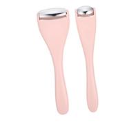 minkissy Ensemble de Rouleaux de Massage Facial 2 Pièces Appareil de Beauté à Rouleaux pour Le Visage Rouleau de Glace pour Le Visage Portable