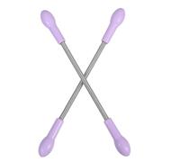 Minkissy ÉPilateur Pour Le Visage 2 PièCes Outil De Filetage Rapide Portable En Acier Inoxydable Dispositif D'Extraction À Ressort Pour Menton Et LèVre SupéRieure