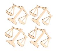 minkissy Épingle de Col en Alliage Or 4pcs Thème Justice pour Hommes, Design Vintage Sophistiqué, pour Événements Formels et Costumes Élégants