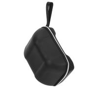 minkissy Étui à Lunettes de Ski Zippé Compact Noir Résistant aux Chocs | Cuir, Plastique, Polyester et Métal, Format Portable Imperméable, pour Activités Extérieures et Aventures