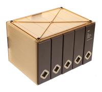 minkissy Étui de Rangement pour CD Grosse Capacité, Boîtier Porte-cd Café en Matériau Léger, Protection L’humidité, pour Maison, Voiture et Voyages