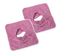 minkissy Feuilles de Table de Massage Perforées Lot de 2 35 CM Violet pour Institut de Beauté Spa Usage Professionnel et Réutilisable