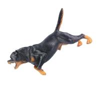 minkissy Figurine Chien Rottweiler Réaliste Petite Éducatif pour Garçon Fille Décoration Intérieure