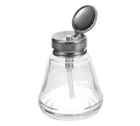 minkissy Flacon De Dissolvant Pour Vernis à Ongles Flacon De Démaquillant Pot De Dissolvant Pour Vernis à Ongles Pot à Pompe Distributeur à Pompe à Pression Rond Un Verre Presse Bouteille