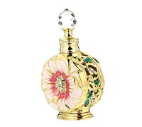minkissy Flacon Parfum Verre Rose Rouge Étanche Réutilisable pour Huile Essentielle Cosmétique Voyage Camping
