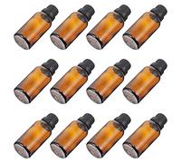 minkissy Flacons De 15 Ml Avec Grand Compte-gouttes Lot De 12 Flacons En Verre Hermétiques Pour Huiles Essentielles De Voyage