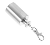 minkissy Flasque Porte-clés en Acier Inoxydable 1 Oz Élégante, Pratique et Polyvalente pour Transport Facile Lors de Voyages ou Sorties