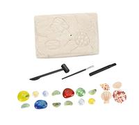 minkissy Fouille Archéologique Garçon Fille Kit DIY pour Découverte Éducative et Développement Motricité Jeu Interactif Parent-garçon Fille Dès Ans