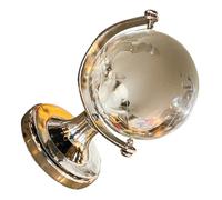 minkissy Globe Terrestre De Table Verre Borosilicate pour Decoration De Bureau Globe Géographique Créatif Et Décoratif