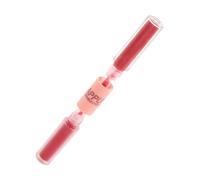 minkissy Glossy Dual-ended Lip Glaze Long-lasting Moisturizing Lip Tint for Students Mirror Shine Effect Vibrant Color Easy to Apply