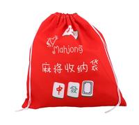minkissy Grand de Rangement pour Mahjong avec Cordon Organisateur de Tuiles Mahjong Durable de Transport Élargi pour Jeux de Société Compétitions