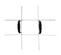 minkissy Guide de Découpe Rectangulaire pour Gâteau en Acier Inoxydable 9 Grilles, Design Polyvalent et Utilisation Facile Cuisine Professionnelle