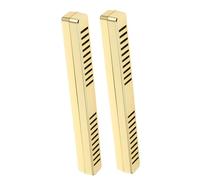 minkissy Humidificateur pour Boîte à Cigares Rectangulaire Doré Lot de 2 Contrôle Précis de L'Humidité Compatible Caves à Cigares Portables Etuis de Voyage Conservation Optimale