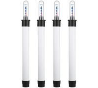 minkissy Indicateur de Niveau d'eau pour Plantes en Pot Blanc, Plastique, 4 Pièces, sans Outil, Affichage Clair du Niveau d'eau pour Jardin Extérieur