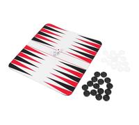 minkissy Jeu De Backgammon Portable pour Voyage Camping Et Activités De Plein Air Léger Et Facile à Transporter