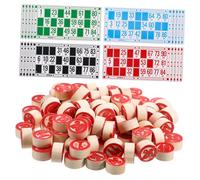 minkissy Jeu de Bingo Russe Éducatif Échecs Complet pour Familles et Stimule la Communication et pour Réunions et Fêtes