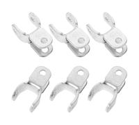 minkissy Joint pour Manivelle de Lit Médicalisé, Lot de 6 Pièces en Métal Argenté, Connecteur Adaptable pour Lits de Soins à Domicile et Établissements de Santé, Accessoire de