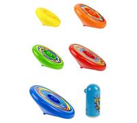 minkissy Jouets Toupies Empilables Colorées pour Garçon Fille de Bureau Pédagogique avec Toupies et Lanceur Activité Amusante pour Garçons et Filles pour Fêtes Couleur
