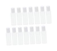 minkissy Kit de 30 Petites Bouteilles Vides en Pp Légères et Étanches pour Solution de Soin des Lentilles de Contact, pour Voyage