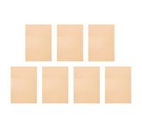 minkissy Kit de 7 Feuilles PVC Orange Rigides pour Correction de Couleur, Filtres de Lumière Transparents Adaptés à L'industrie du Divertissement Cinéma