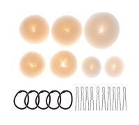minkissy Kit De Chignons Naturels Pour Cheveux 22 Pièces Pinces En U Accessoires De Coiffure Beiges