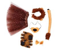 minkissy Kit De Costume De Lion Pour Cosplay Fête Halloween Et Événements Thématiques Avec Jupe Et Queue Incluses Accessoires Décoratifs Steampunk Pour Maison Scène