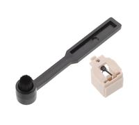 minkissy Kit de Nettoyage Antistatique pour Disques Vinyles Brosse en Velours Douce, Nettoyant Précis pour Stylet de Platine, Accessoire Polyvalent Compatible Gramophones et Platines,