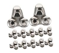 minkissy Kit De Réparation D'œillets De Bottes Boucles De Lacets De Chaussures 20 Métalliques Pour Usage Extérieur