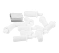 minkissy Kit de Réparation pour Goupilles de Remplacement D'obturateur de Volet Plantation en Plastique et Métal Blanc pour Rideaux, Haute Fiabilité et Réparation Facile