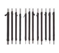 minkissy Kit de Sculpture sur Bois 12 Pièces en Acier au Tungstène, Ciseaux et Couteaux à Sculpter, Ensemble D'outils Professionnels pour Gravure, avec Pochette de Rangement, Adapté