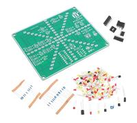 minkissy Kit Électronique de Soudure DIY Module Lumière LED Eau Qui Coule, Pratique de Soudure Larges Pastilles, Plastique Solide pour Apprentissage et Développement des Compétences
