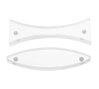 minkissy Kit Optique Physique Magnétique 2 Pièces Lentille Optique Convexe et Concave Transparente Robuste Prisme de Lumière Acrylique pour Expériences Pédagogiques et Recherche