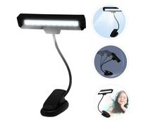 minkissy Lampe Pupitre Clip LED Réglable Protection des Yeux LED USB Rechargeable pour Lecture Nuit et Musique