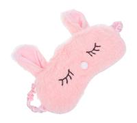 minkissy Lapin Bandeau Accessoires D'amour Masque De Maquillage Masque Pour Les Yeux De Lapin Couvre-chef De Tempérament Peigne D'amour Joli Masque Pour Les Yeux Décor Peluche Courte Rose