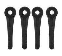 minkissy Levier de Réglage Noir pour Tondeuse à Cheveux Modèles 8148/8591, Lot de 4 Pièces de Rechange Précises en Plastique, Accessoires de Coupe Professionnels pour Usage Salon