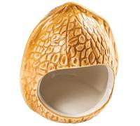 minkissy Lit Décoratif et Cachette en Céramique pour Hamster, Maison Adaptée aux Hamsters Nains et Petits Écureuils, Accessoire pour Cage