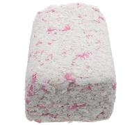 minkissy Litière en Papier Absorbante 450 G pour Petits Animaux, Copeaux Anti-odeurs pour Hamster et Cochon D’Inde, Coussinet Moelleux et Hypoallergénique Rouge et Blanc pour Cage Propre