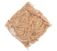 minkissy Litière Naturelle pour Nids D’Oiseaux en Fibres de Chanvre Mélangées, Matériau de Remplissage 40 G, pour Nidification et Cachette, Adaptée aux Perruches et Pinsons