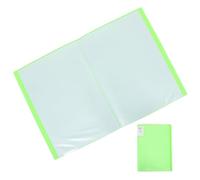 minkissy Livre de Rangement Peinture Diamant A3 30 Pages Couverture Plastique Verte Portfolio Portable pour Organisation et Protection Tableaux DIY Arts Créatifs