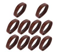 minkissy Lot de 10 Anneaux de Boucle pour Bracelet de Montre 20Mm Boucle en Cuir Résistante à L'Usure Accessoires pour Montres Confortable et Sûre