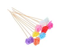 minkissy Lot de 10 Bâtonnets Diffuseurs en Bois pour Aromathérapie sans Feu, Parfum Naturel, Matériau PE, pour Maison et Bureau, Rafraîchit L'air Efficacement