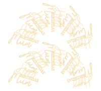 minkissy Lot de 10 Décorations pour Gâteau d'anniversaire Maman en Acrylique, Figurines Latérales Réutilisables, Décorations Fête des Mères pour Gâteau Personnalisé et Fête