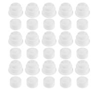 minkissy Lot de 10 Embouts Pompe à Dentifrice en Silicone Souple, Remplacement pour Presse-tube Mural, Accessoires Hygiène Salle de Bain, Aide à Presser Dentifrice Facilement