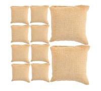 minkissy Lot de 10 Mini Coussins De Présentation pour Montres en Lin Kaki